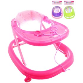 Chodítko pro panenku miminko 3 barvy plast/textil