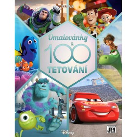 JIRI MODELS 100 tetování + omalovánky Disney pro kluky