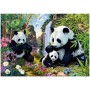 DINO Puzzle 1000 dílků Pandy skrytá tajemství 66x47cm skládačka v krabici