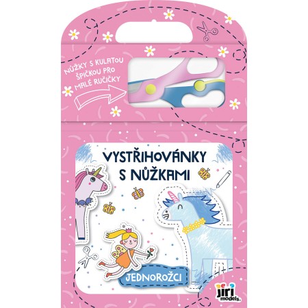 JIRI MODELS Vystřihovánky s nůžkami Jednorožci sešit s aktivitami