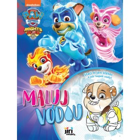 JIRI MODELS Maluj vodou A4 Tlapková Patrola II. omalovánky