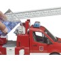 BRUDER 02673 Auto hasiči Mercedes Benz Sprinter stříká vodu na baterie Světlo Zvuk