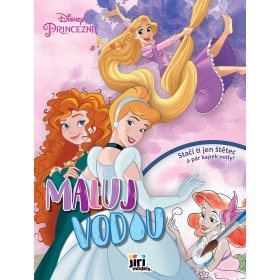 JIRI MODELS Maluj vodou A4 Disney Princezny omalovánky