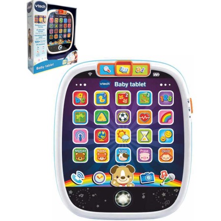 VTECH Baby tablet interaktivní naučný na baterie Světlo Zvuk CZ plast