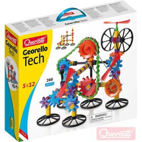 QUERCETTI Georello Gear Tech stavebnice převodová 266 dílků v krabici plast