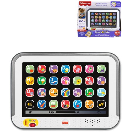 FISHER PRICE Smart Stages tablet pro miminko na baterie Světlo Zvuk CZ