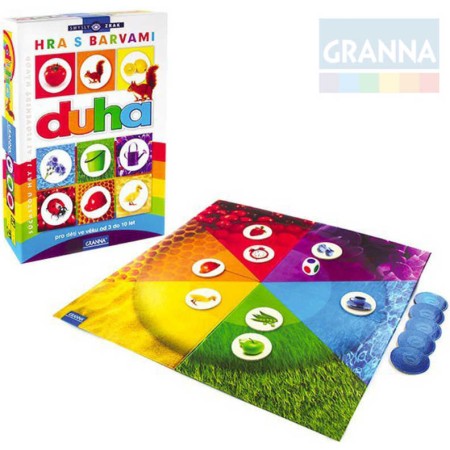 GRANNA Hra s barvami Duha *SPOLEČENSKÉ HRY*