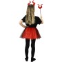 KARNEVAL Šaty Čertice tutu sukýnka s doplňky 3-7 let (104-146cm) *KOSTÝM*