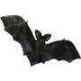 Netopýr černý + hnědý 7cm zvířátko set 4ks Halloween dekorace