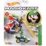 MATTEL HOT WHEELS Auto Super Mario Kart s postavičkou 4 druhy kov