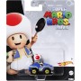 MATTEL HOT WHEELS Auto Super Mario Kart s postavičkou 4 druhy kov