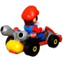 MATTEL HOT WHEELS Auto Super Mario Kart s postavičkou 4 druhy kov