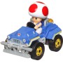 MATTEL HOT WHEELS Auto Super Mario Kart s postavičkou 4 druhy kov