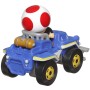 MATTEL HOT WHEELS Auto Super Mario Kart s postavičkou 4 druhy kov