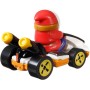 MATTEL HOT WHEELS Auto Super Mario Kart s postavičkou 4 druhy kov
