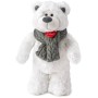 LUMPIN PLYŠ Lední medvěd Icy 38cm velký se šálou *PLYŠOVÉ HRAČKY*