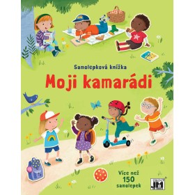JIRI MODELS Samolepková knížka Moji kamarádi 150 samolepek