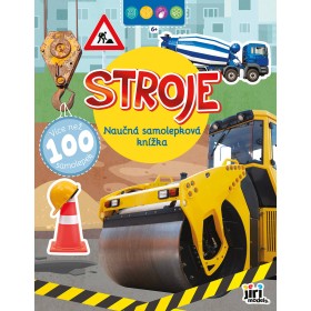 JIRI MODELS Naučná samolepková knížka Stavební stroje