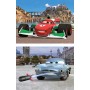 DINO DŘEVO Kostky dětské set 12ks Auta ve světě (Cars)