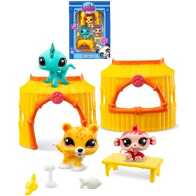 HASBRO LPS Džungle Zvířátko Littlest Pet Shop generace 7 set 3ks s doplňky