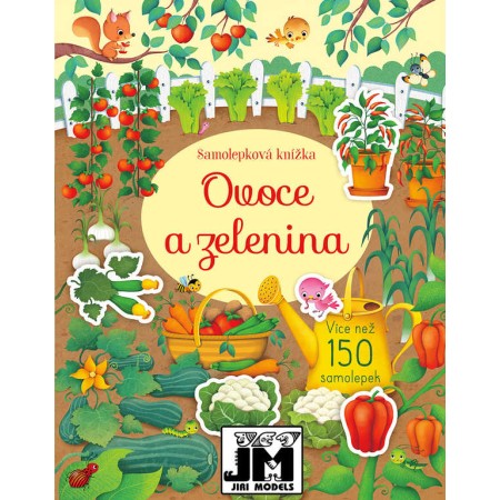 JIRI MODELS Samolepková knížka Ovoce a zelenina