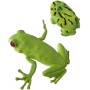 Žába gumová strečové zvířátko 9-11cm zelená rosnička / ropucha 2 druhy