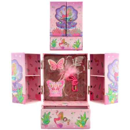 Šperkovnice dětská mořská panna rozkládací set s doplňky karton