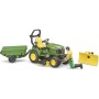 BRUDER 62104 Malotraktor John Deere X949 set s vlečkou a figurkou s doplňky