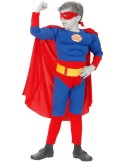 KARNEVAL Šaty SUPERMAN vel. M (120-130 cm) 5-9 let KOSTÝM