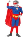 KARNEVAL Šaty SUPERMAN vel. M (120-130 cm) 5-9 let KOSTÝM
