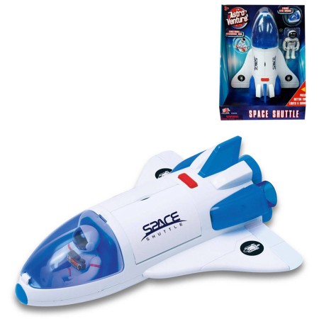 Raketoplán vesmírný set s kosmonautem na baterie Světlo Zvuk