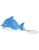 Přívěšek na klíče delfín dětská klíčenka na baterie Světlo Zvuk