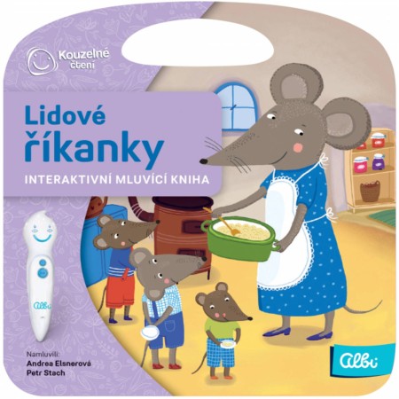 ALBI Kouzelné čtení Kniha interaktivní Lidové říkanky 1