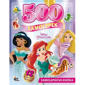 JIRI MODELS Velká samolepková knížka 500 samolepek Disney Princezny