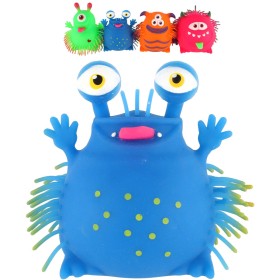 Míček příšerka antistresová mačkací Antistresák na baterie Světlo 4 druhy