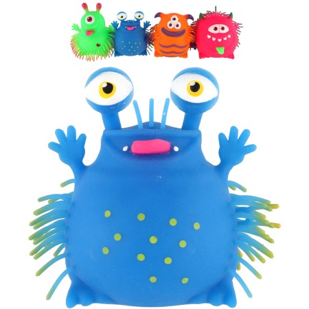 Míček příšerka antistresová mačkací Antistresák na baterie Světlo 4 druhy