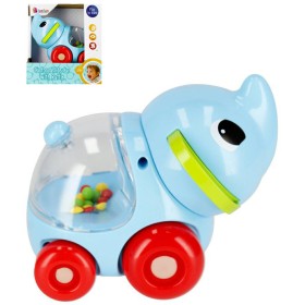 BAM BAM Baby slon na kolečkách chrastítko pro miminko