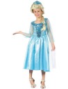 KARNEVAL Šaty Ledová princezna vel.S (110-120cm) 4-6 let *KOSTÝM*