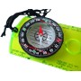 ACRA Buzola malá 11x6cm neonová žlutozelená (kompas) s lupou