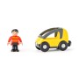WOODY DŘEVO Garáž 3 patra s výtahem parkovací dům se 2 auty a doplňky