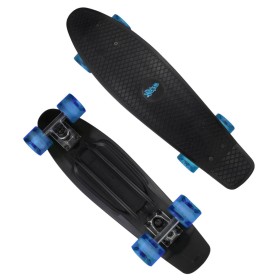 MUUWMI Skateboard No Rules ABEC 5 Fun černo-modrý