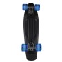 MUUWMI Skateboard No Rules ABEC 5 Fun černo-modrý