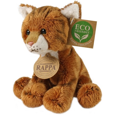 PLYŠ Kočka rezavá sedící 14cm Eco-Friendly *PLYŠOVÉ HRAČKY*