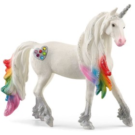 SCHLEICH Koník Bayala jednorožec hřebec srdíčkový duhový figurka ručně malovaná