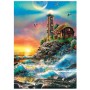 DINO Puzzle 1000 dílků Maják 47x66cm svítí ve tmě neon skládačka