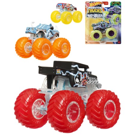 MATTEL HOT WHEELS Auto Monster Trucks Power Smashers velká kola 6 druhů