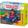 EFKO IGRÁČEK Závodník povolání set figurka kloubová + modrá motokára