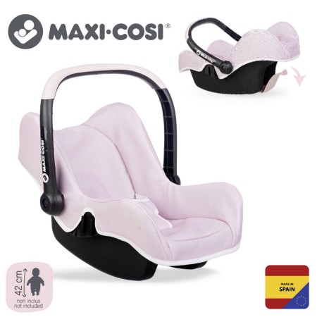 SMOBY Maxi-Cosi Autosedačka pro panenku miminko světle růžová