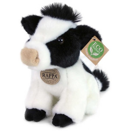 PLYŠ Kráva 18cm telátko sedící Eco-Friendly *PLYŠOVÉ HRAČKY*