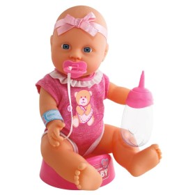SIMBA New Born Baby Panenka miminko pije čůrá set s doplňky